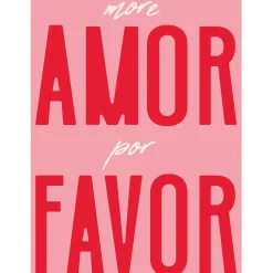 Affiche "More amor por favor" 30x40cm
