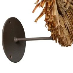 Applique non electrique en raphia d25cm naturel foncé - cuzco