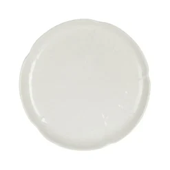 Assiette à dessert chou en grès blanc d21cm