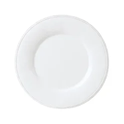 Assiette à dessert en faïence blanche d23.5cm - constance