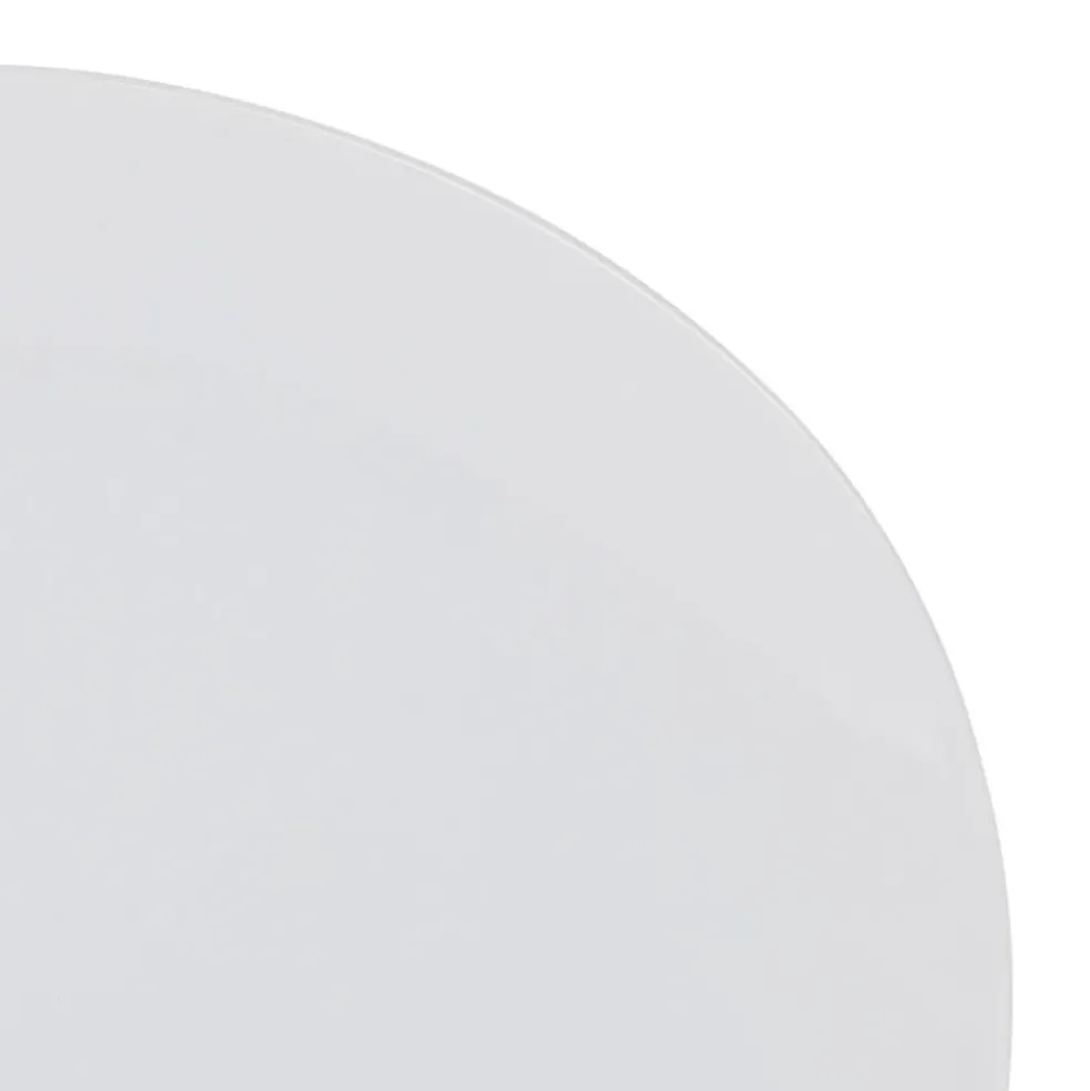 Assiette à dessert en porcelaine blanc d22cm - Galet