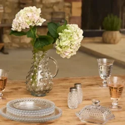 Assiette a dessert en verre d20cm - perloa