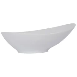 Assiette calotte en porcelaine blanc d19cm - Galet
