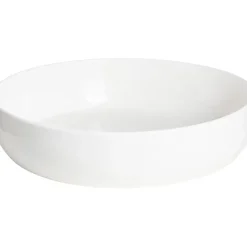 Assiette creuse en porcelaine blanche d19.5cm - Stockholm