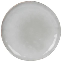 Assiette plate d28cm en grès vert - Nori