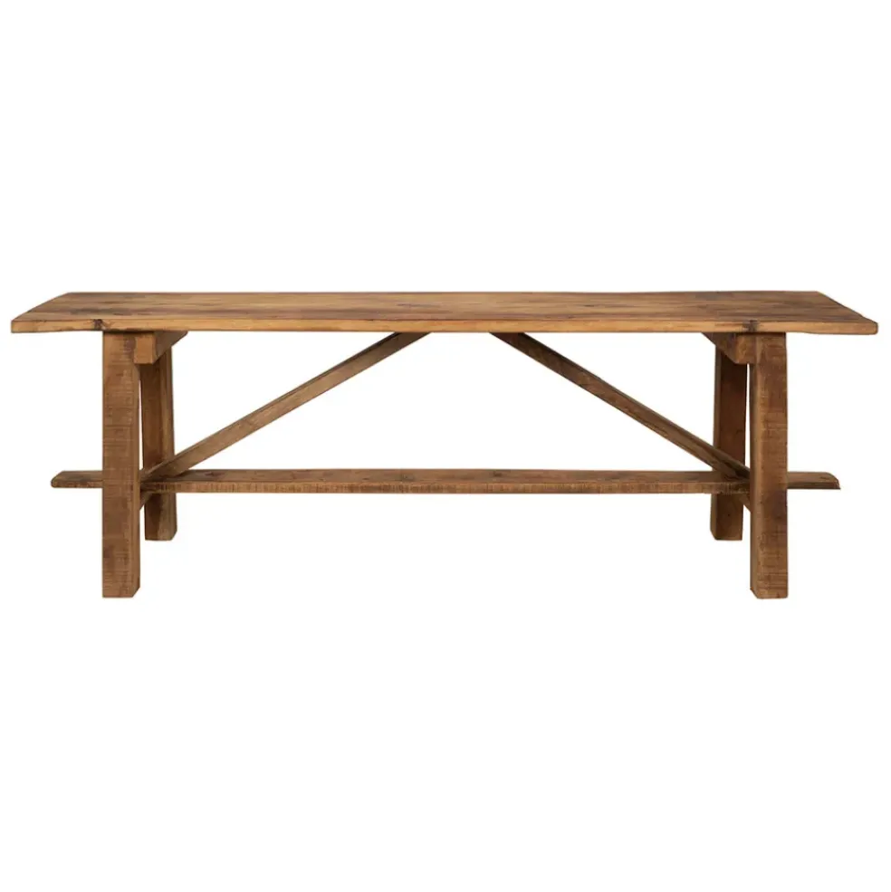 Banc en bois recyclé naturel - Campagne