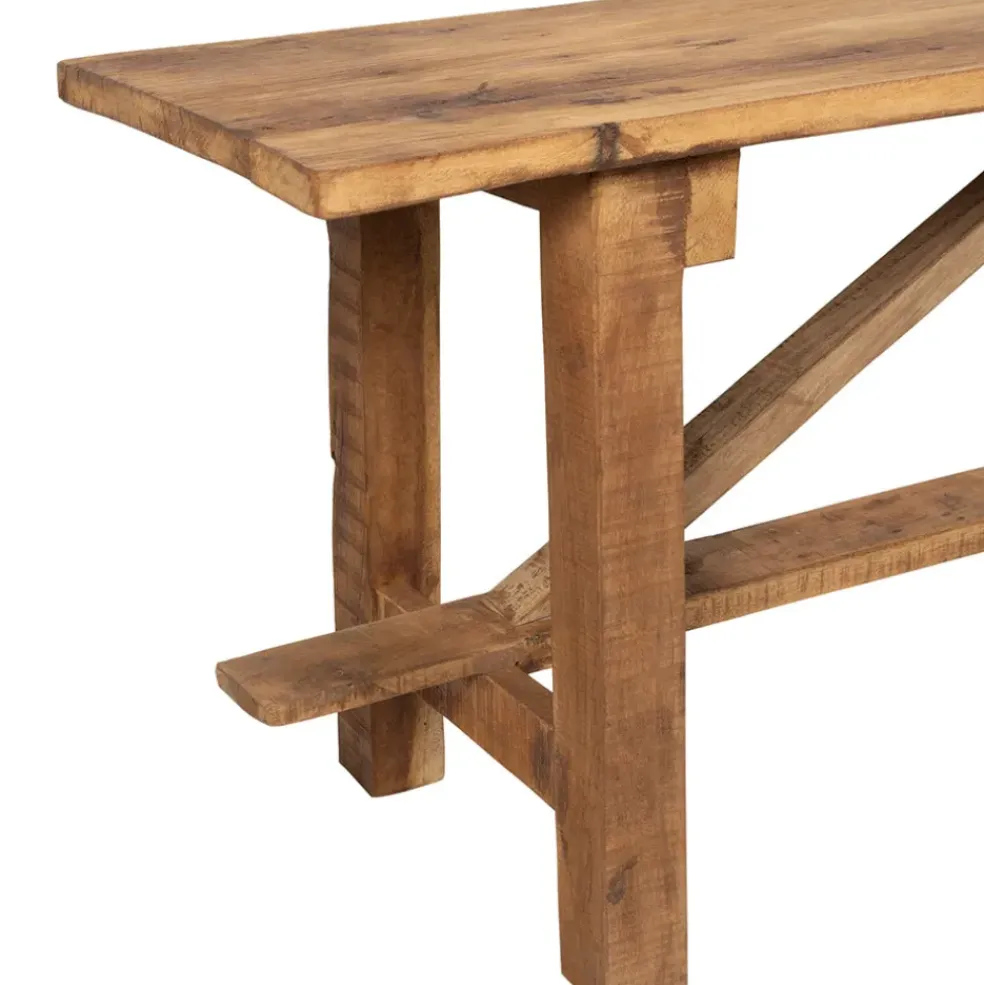 Banc en bois recyclé naturel - Campagne