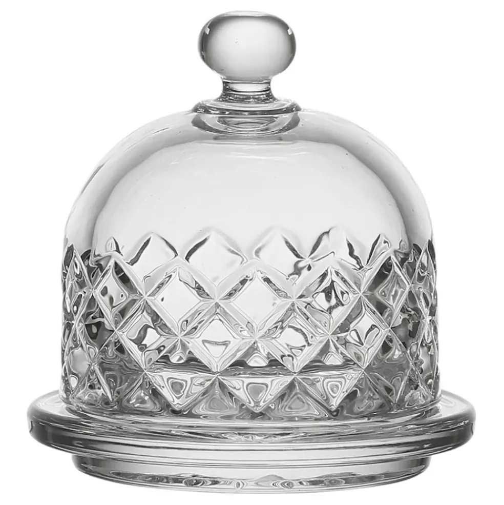 Beurrier rond en verre - Alphe