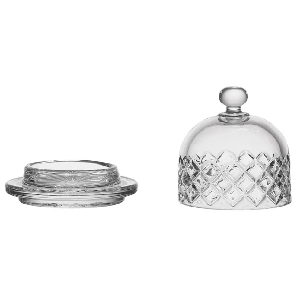 Beurrier rond en verre - Alphe