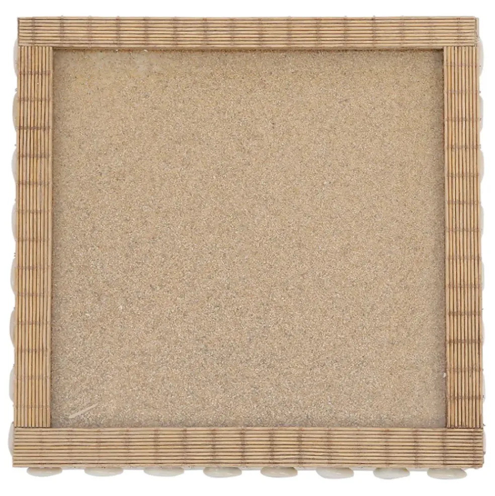 Boite à thé 9 compartiments sable et coquillages - sand