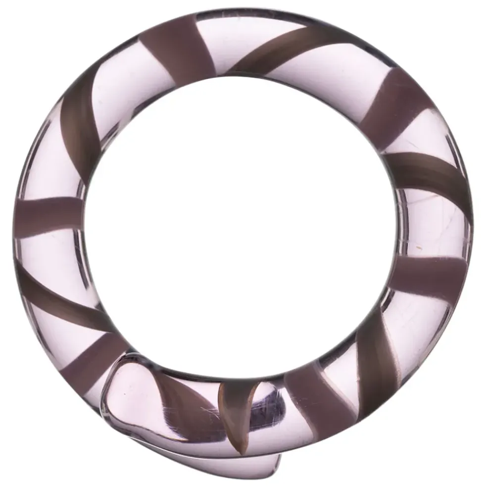 Boite de 6 ronds de serviette en verre multicolore - Colorea