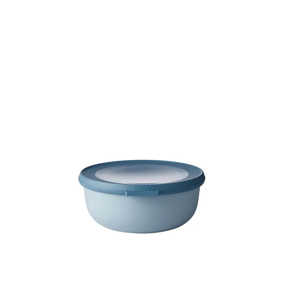 Boite de conservation ronde bleue 75cl - Cirqula