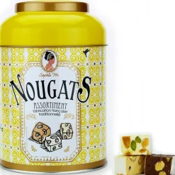 Boite métal nougats assortiment - 170gr