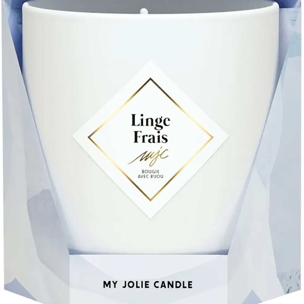 Bougie Bijou Bracelet Or bille beige Linge frais 45h