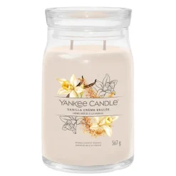 Bougie jarre parfumée Crème brulée à la vanille 100h