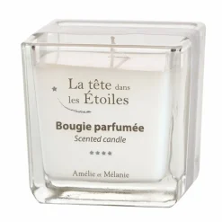 Bougie parfumée poivre rose, rose, musc noir 45h - La tête dans les étoiles