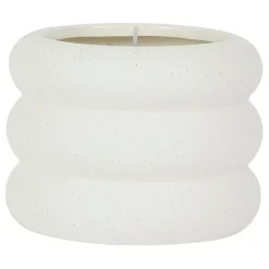 Bougie senteur citrus grès blanc cassé