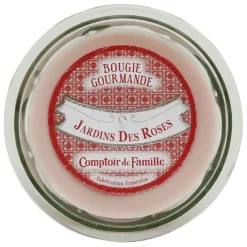 Bougie senteur jardin des rose poudré