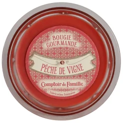 Bougie senteur pêche de vigne