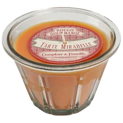 Bougie senteur tarte mirabelle