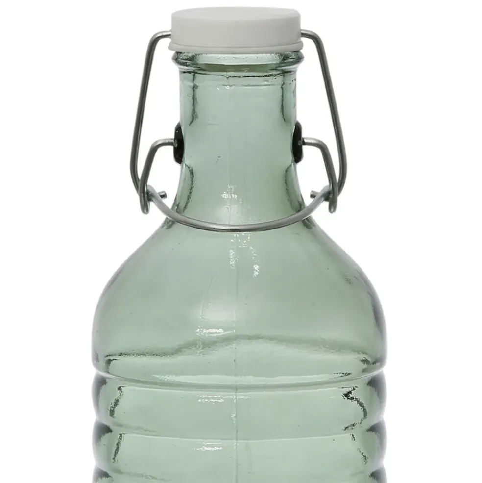 Bouteille en verre et inox et silicone sauge 1.5l - Aheli