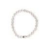 Bracelet cristal de roche perles rondes 6mm