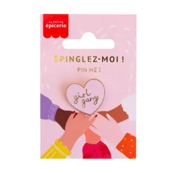 Broche pin's émaillé girl gang