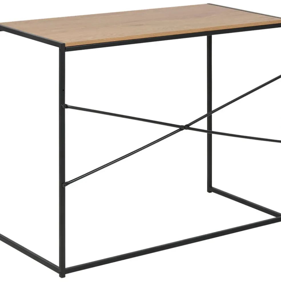 Bureau industriel en chêne et métal - Senzo