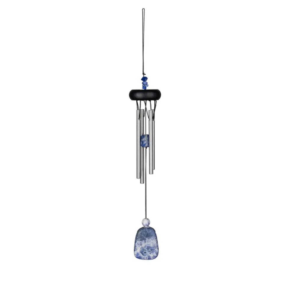 Carillon à vent lapis-lazuli h29cm