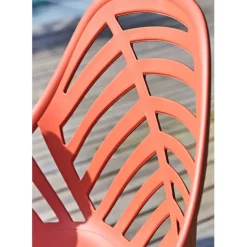 Chaise de jardin en plastique terracotta - Alameda