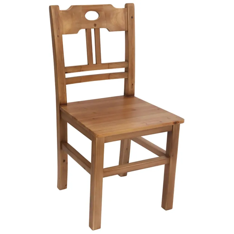 Chaise de salle à manger en sapin naturel - Terroir