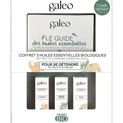 Coffret de 3 huiles essentielles bio ab* 10ml avec guide