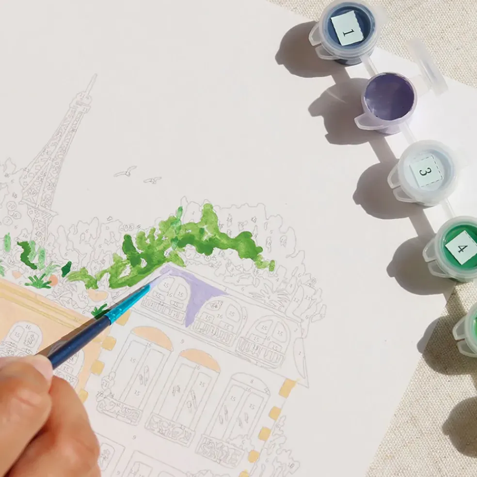 Coffret peinture au numéro - paris