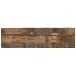 Console en bois en manguier et acacia recyclés 120x33cm - campagne naturel