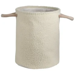 Corbeille en tissu écru h50cm - Bohème