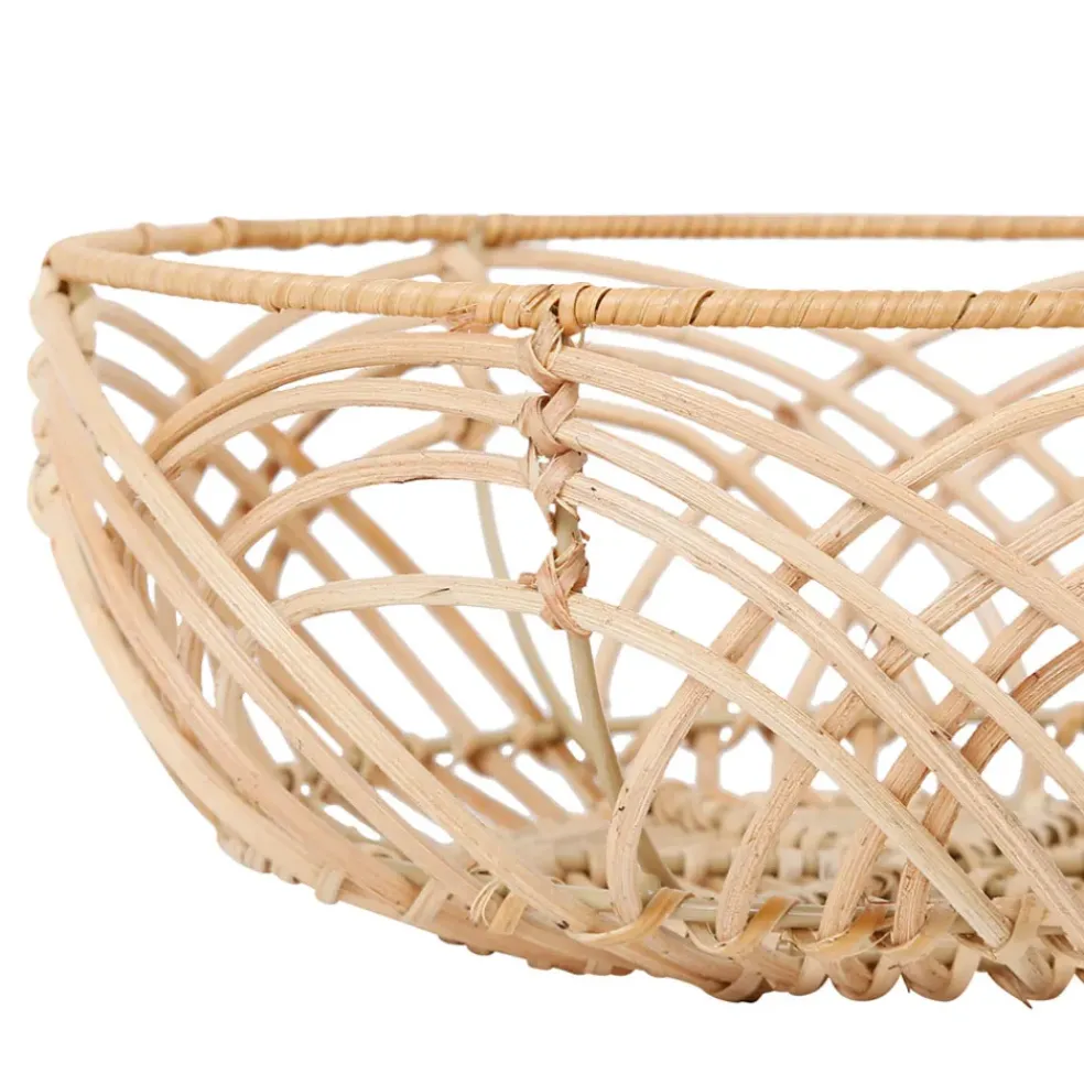 Corbeille (lot de 2 ) element naturel en rotin