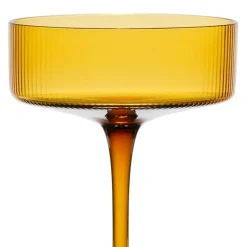 Coupe champagne en verre ambre 33cl - Champart