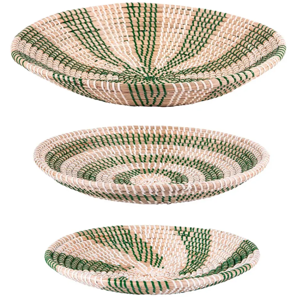 Coupe en jonc de mer vert d46cm