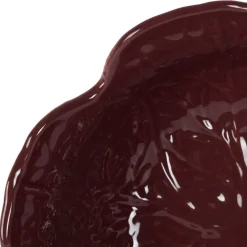Coupelle chou en grès aubergine d15cm - Chou