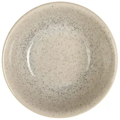 Coupelle en grès blanc moucheté d15cm - Jeanne
