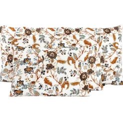 Coussin en lin et coton tabac 40x60cm - Mahe