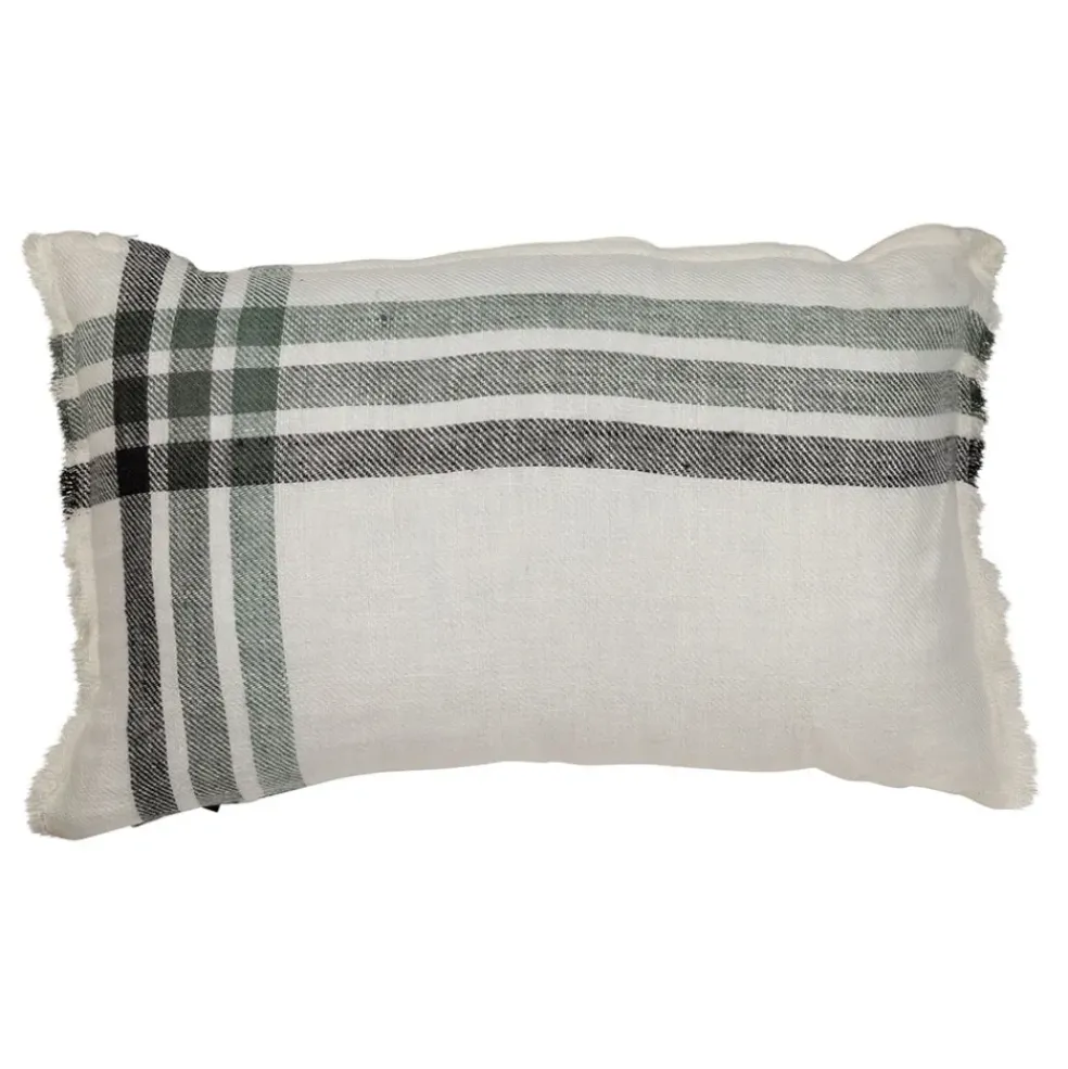 Coussin en lin pigeon 60x40cm - Paros