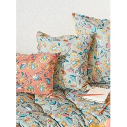 Coussin extérieur en coton vert 40x40cm - Kerala