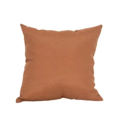 Coussin extérieur en coton terracotta 50x50cm - Colors