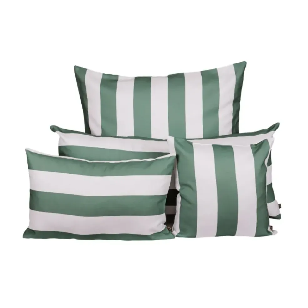 Coussin extérieur en polyester outdoor jade 45x45cm - Riviera