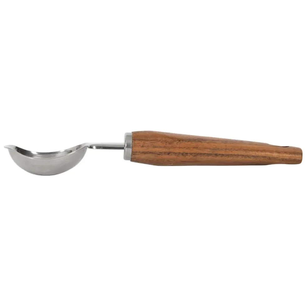 Cuillère à glace en inox et bois naturel - Ablis