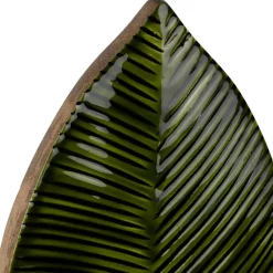 Déco feuille de bananier en manguier vert h62cm - Sanaga