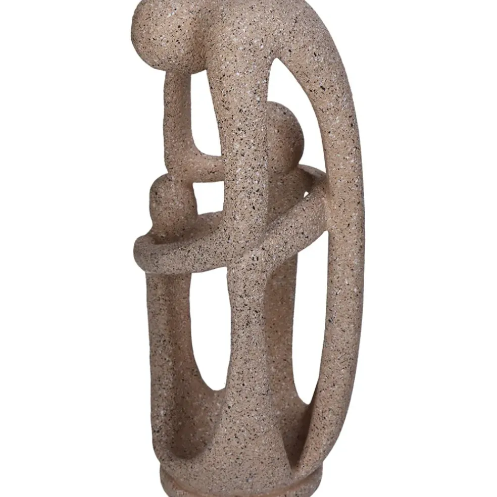 Déco homme beige h30cm