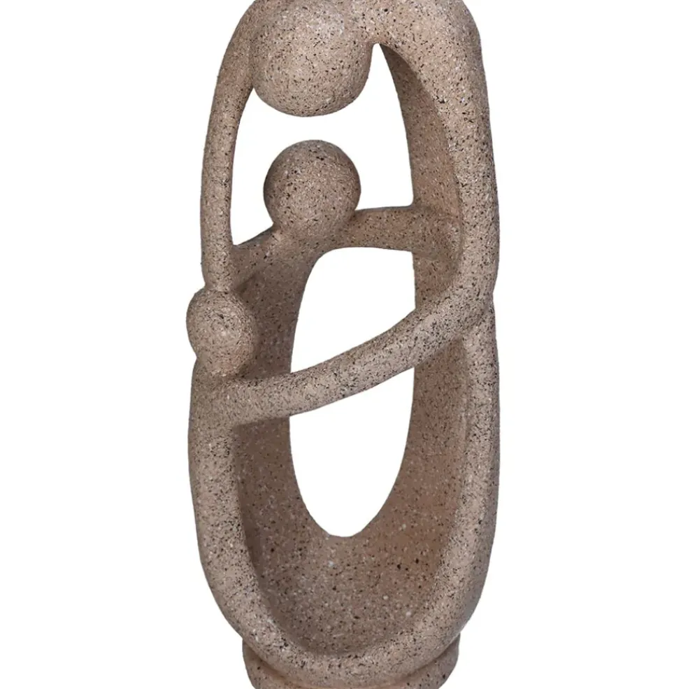 Déco homme beige h30cm