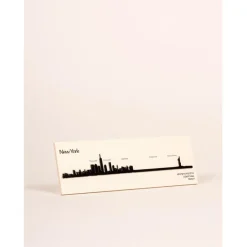 Décoration murale ligne en acier noir NYC L50cm